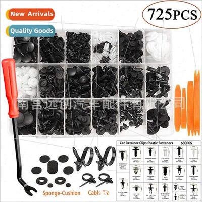 725PCS Boxed Clip Auto Fixing Clip Plastic Fastener 19 Kinds