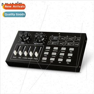 Condenser microphone sound card dual cell phone sound card i