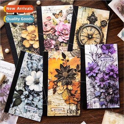 Floating fe Flower Material Book Vintage Flower Handbook DIY