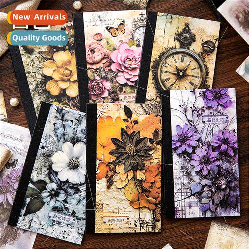 Floating fe Flower Material Book Vintage Flower Handbook DIY