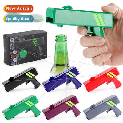 Pistol Ejector Bottle Opener Creative Convenient Carrying La