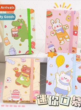 A7 mini notepad pocket book cartoon elastic bnotebook studen