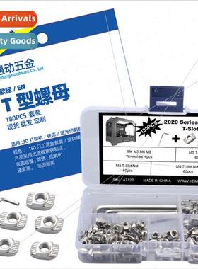 180pcs-3 types EU T-nuts slider nuts wh wrench