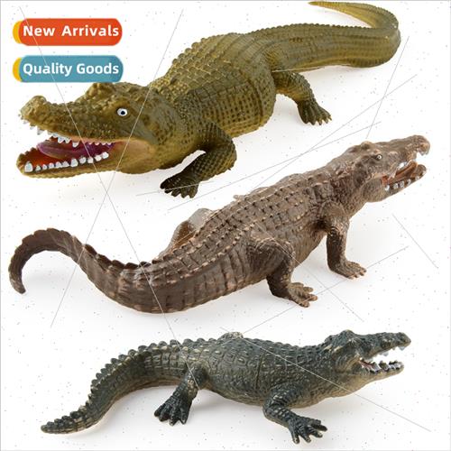 Wildlife crocodile static model children science education c