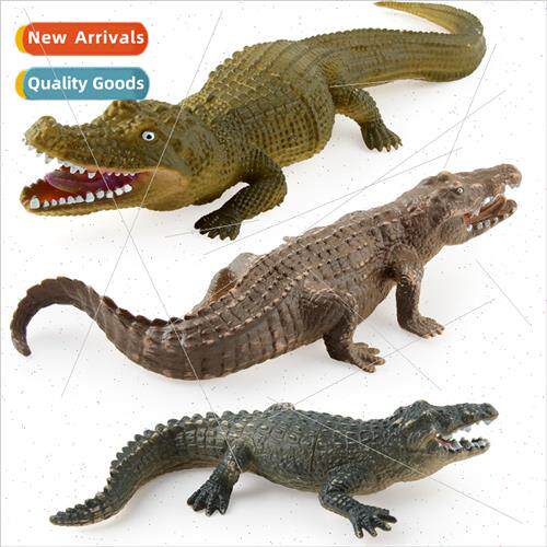 Wildlife crocodile static model children science education c
