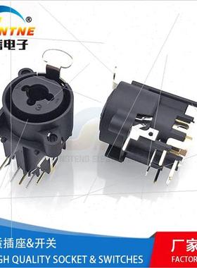 XLR 3 pole XLR headphone socket Audio audio signal female ch