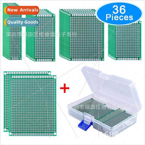 36PCS Double ded PCB Universal Board Prototyping K 2*8 3*7 4
