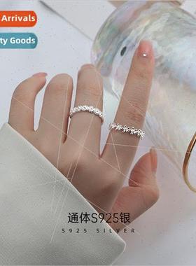 S925 lver Mori ttle Daisy Ring Women Summer che Whe Daisy Ad
