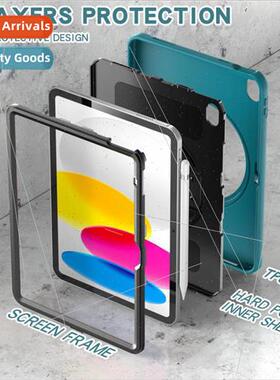 适用iPad 10th 2022 Tablet Case Rotating StHStrap 10.9 inch B