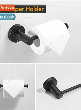 No-punch black accessories bathroom towel rack coat hook wal