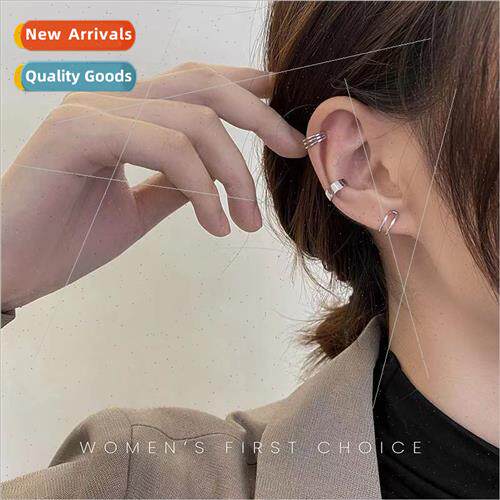 French no ear hole ear bone clip female simple ear clip ear