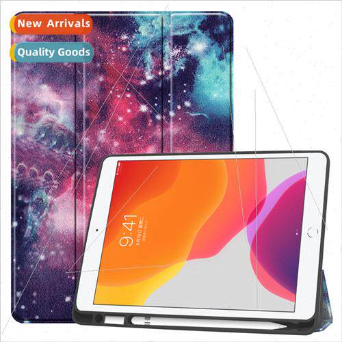适用iPad 10.2 Tablet Case iPad7 8 Colorful 10.2 inch Tri-fol