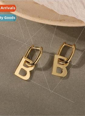 B word Europe hip-hop earrings new light mature bungee nd hu