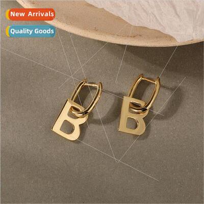 B word Europe hip-hop earrings new light mature bungee nd hu