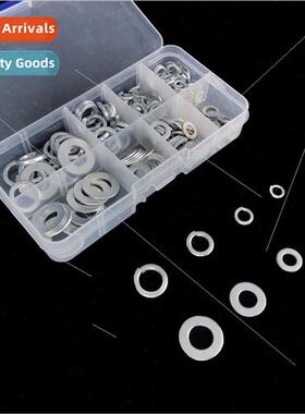 200pcs stainless steel flat washers+spring washers M5M6M8M10