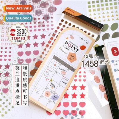 Day by Day  Key Marking  Marker Stickers Washi Set  Seal Sti
