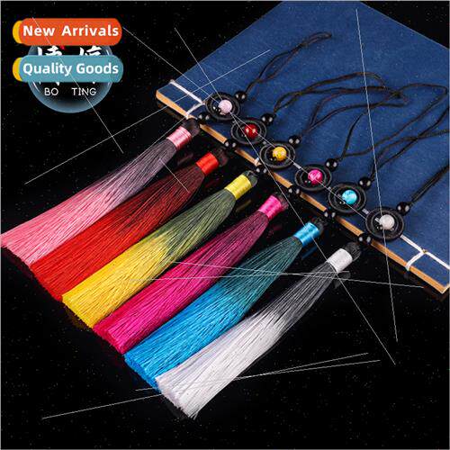 Circle gradient tassel tassel spike diy pendant Three ves pe