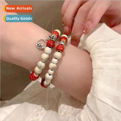 ceramic beaded bracelet women exotic ethnic colorful beaded