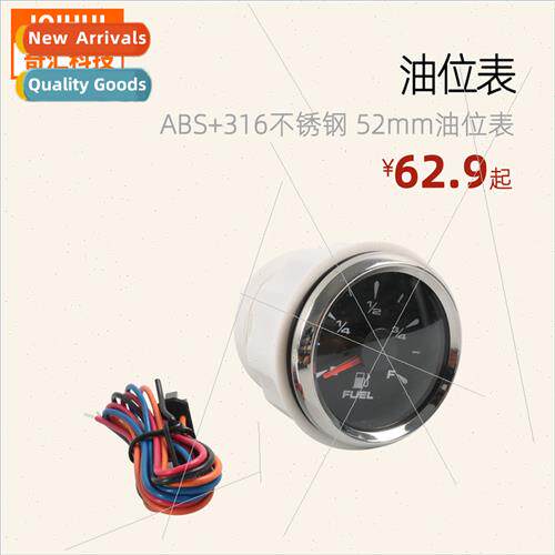 52mm Scale Pointer Fuel Gauge Digital WaterproFuel Level Gau