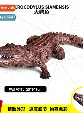 Wildlife model ornaments new crocodile le crocodile amphibia