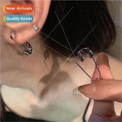 Rage push thief good-looking pin earrings female niche earri