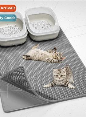Cat lter box mat pvc rectangular pet mat cat scuffing mat ca