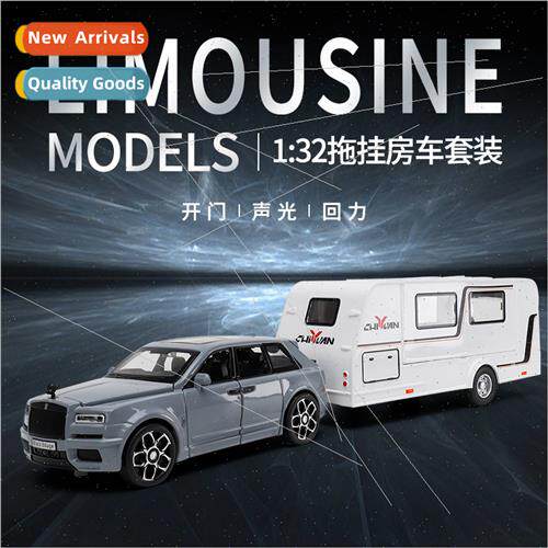 1:32 Cullinan trailer alloy car model sound light boomerang