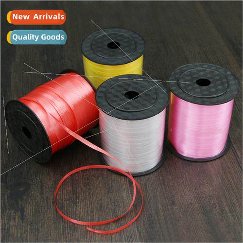 Festival Decoration Supplies 250 yards plain balloon ribbons