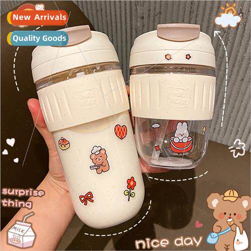 wh straw milk tea cups students handy cup adult portable cof