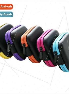 Data cable storage bag square headphone bag EVA zipper bag e