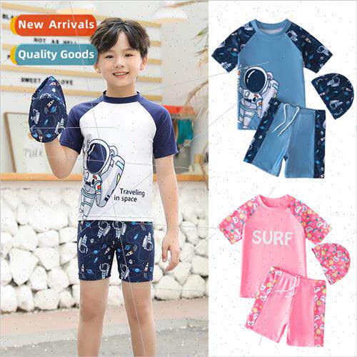 2023 new childrens swimsus boys and girls spl quick-drying p