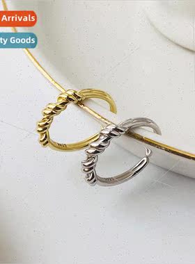 s925 silver hjewelry female Europe ins opening adjustable ni