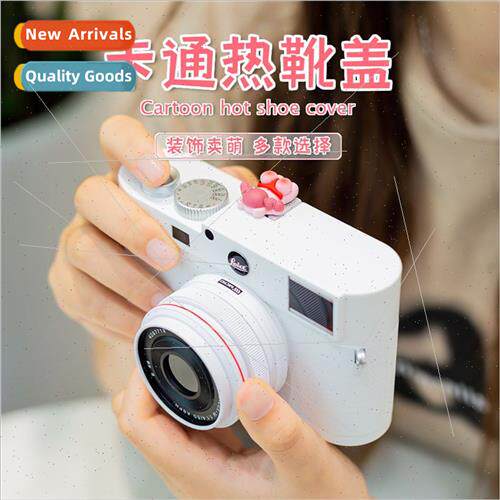 Creative cute cartoon hot shoe cover dust cover SLR microsin