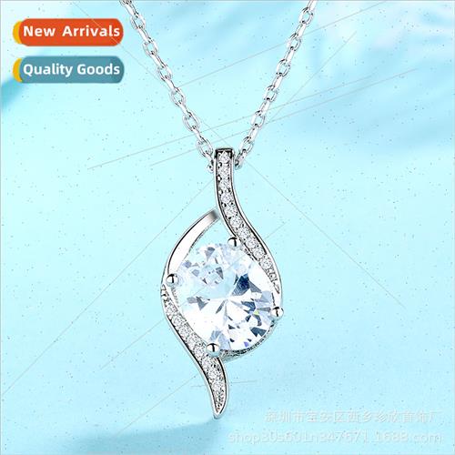 Anti moissane diamond necklace female tide fashion niche col