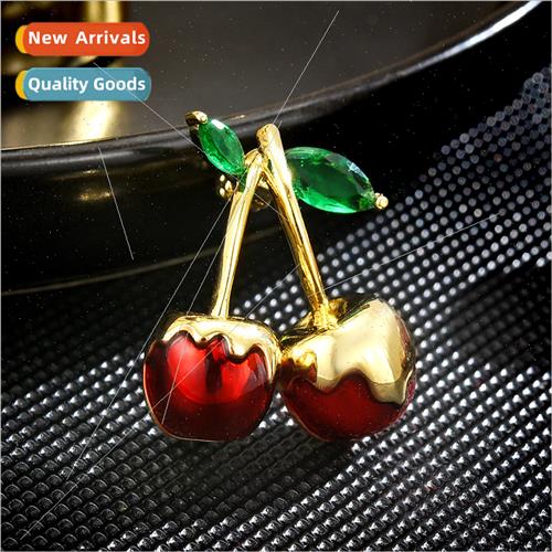 Korea Korea sweet red cherry delicate elegant anti-glare coa