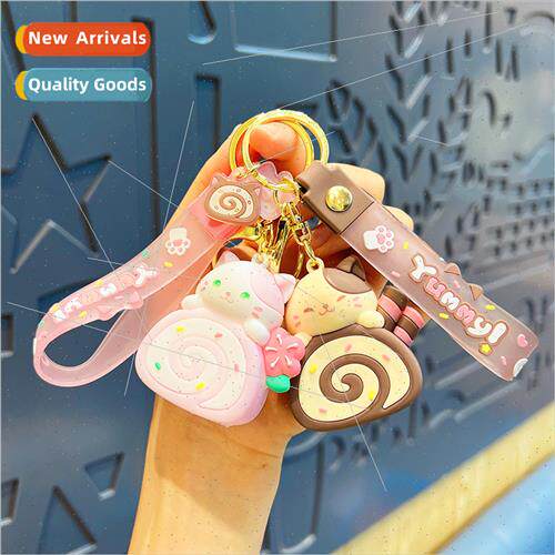 Cartoon cute kten roll doll car charm doll key chain doll ba