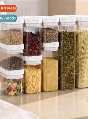 Food preservation organizer plastic sealed storage canisters