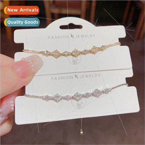 Korea exquise zirconia diamond bracelet women niche fashion