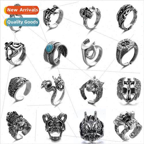 Bully Hip Hop Men Ring Vintage Devil Eye Accessories Fashion