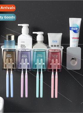 Suction Wall Toothbrush Holder Cup Wall Mounted Toothbrush C