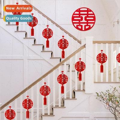 Wedding happy lanterns rural wedding yard decoration wedding