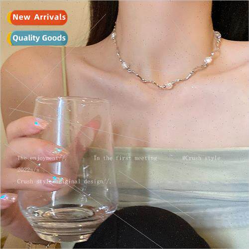 Irregular metal necklace female summer cold wind hundred wh