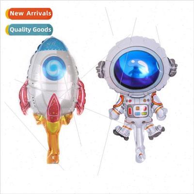 New mini spaceman aluminum film balloon small rocket aluminu