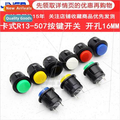 Pushbutton Swch R13-507 -Resetting Non-Locking Swch Opening