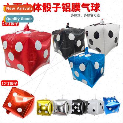 Dice balloon birthday party atmosphere props table games nea