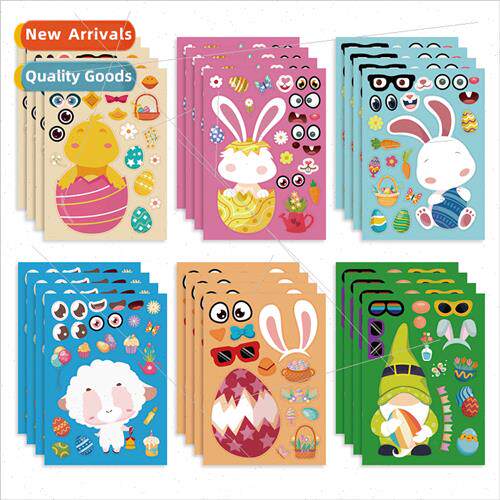 CM2211004 Easter Children Cartoon Puzzle Handmade DIY Handbo
