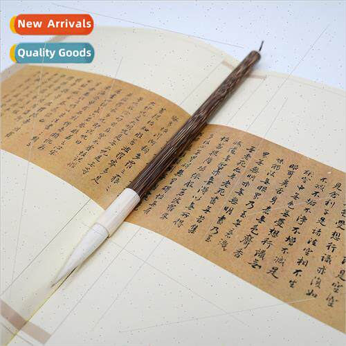 Chinese Regular Wolf Sheep Hair Brush Solid Wooden Hemp Bamb