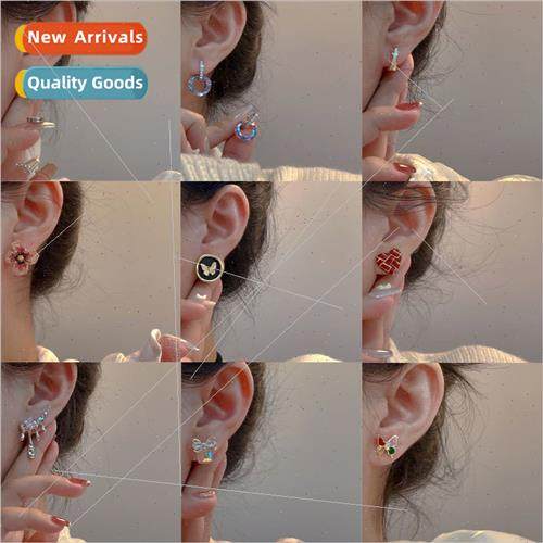 Only your heart metal wind love earrings female compact earr