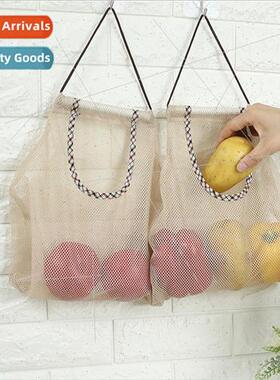 Kchen Vegetable Storage Mesh Bag Trapezoidal Multi-Purpose C