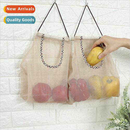 Kchen Vegetable Storage Mesh Bag Trapezoidal Multi-Purpose C